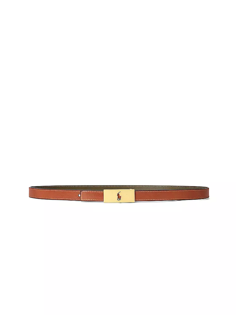 POLO RALPH LAUREN Ledergürtel olive