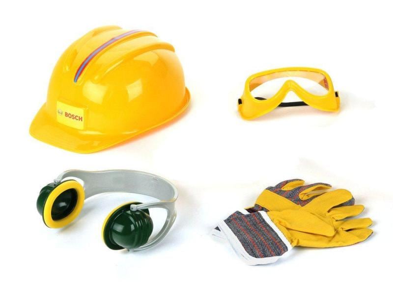 Klein-Toys Handwerker BOSCH Zubehörset, 4-teilig Hochwertiges Handwerker-Set