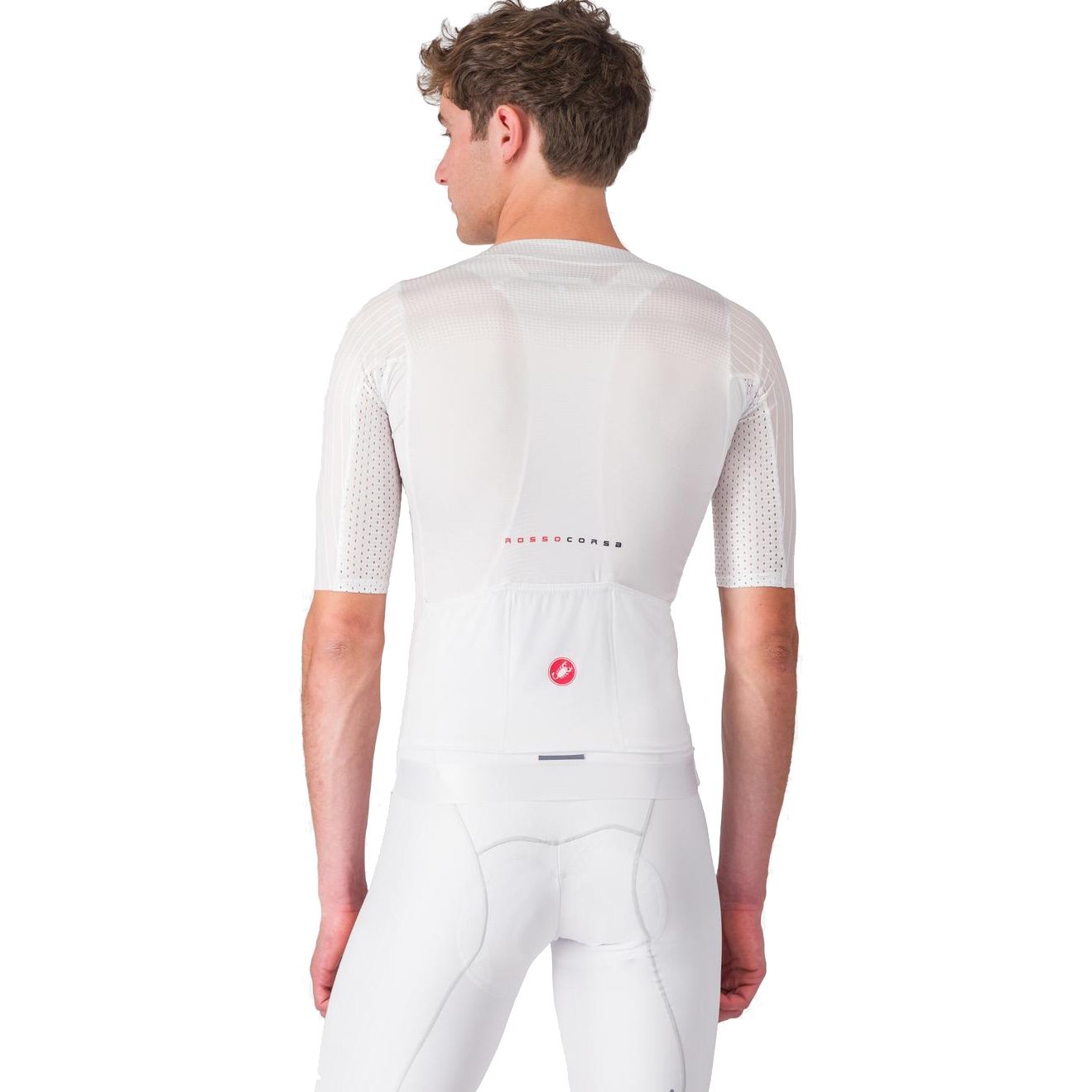 Castelli Aero Race 8S Radtrikot Herren weiß