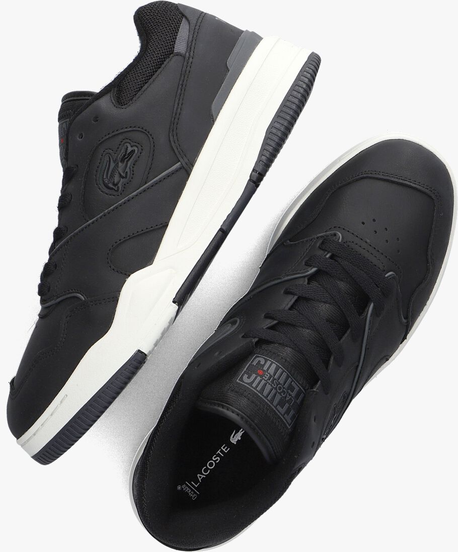 LACOSTE zwarte lacoste lage sneakers lineshot