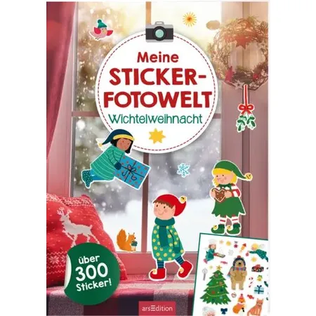 ars Edition Meine Sticker-Fotowelt – Wichtelweihnacht