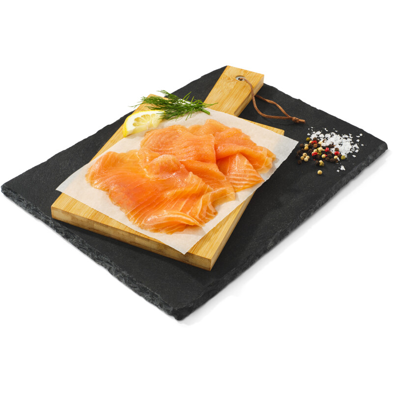AH Biologisch Gerookte zalm 30% verlaagd in zout