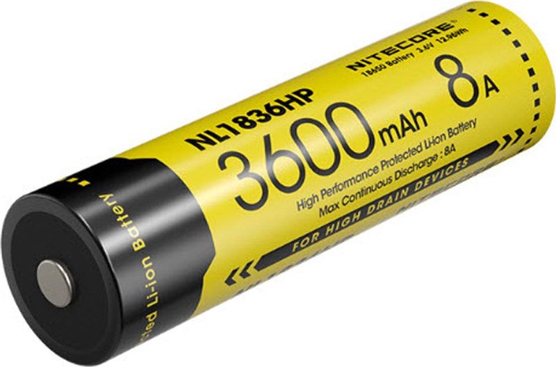 Nitecore - NL1836HP - Oplaadbare Batterij - 3,6V - 3600 mAh