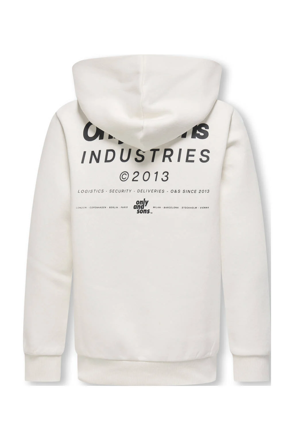 ONLY & SONS JUNIOR hoodie wit