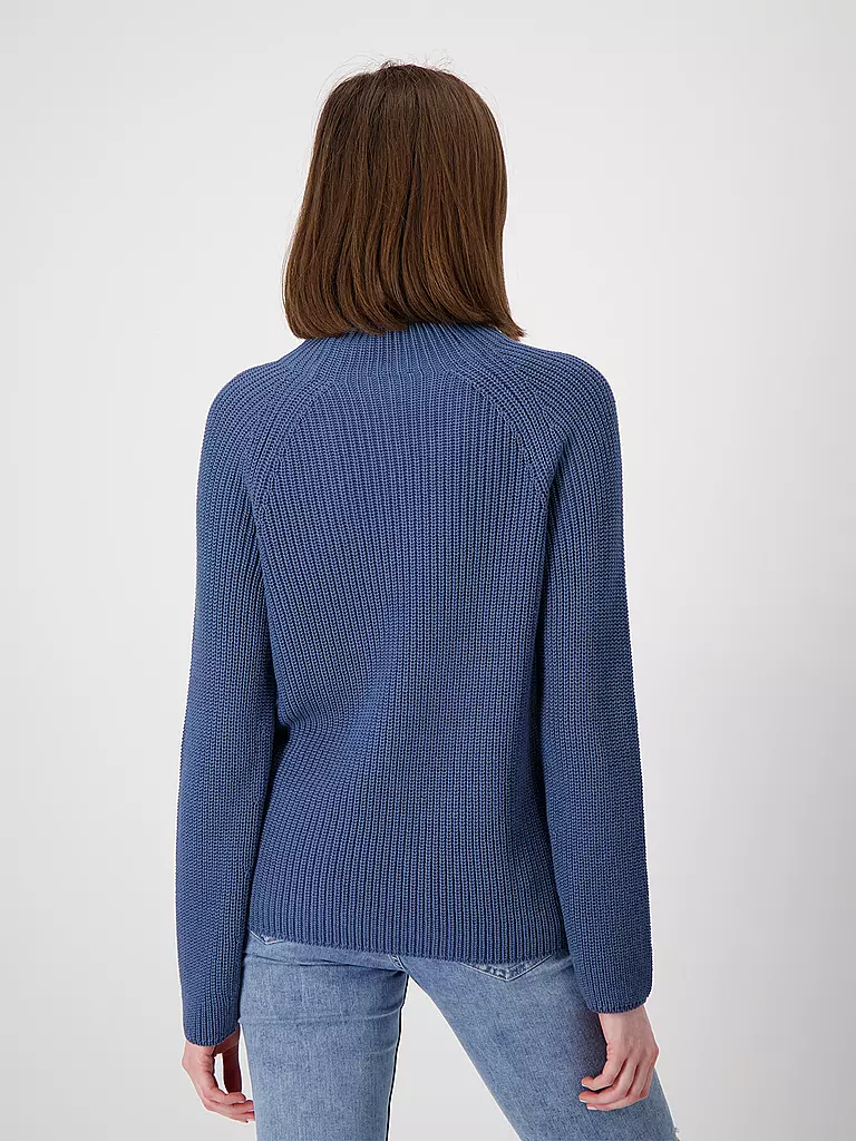MONARI Rollkragenpullover blau