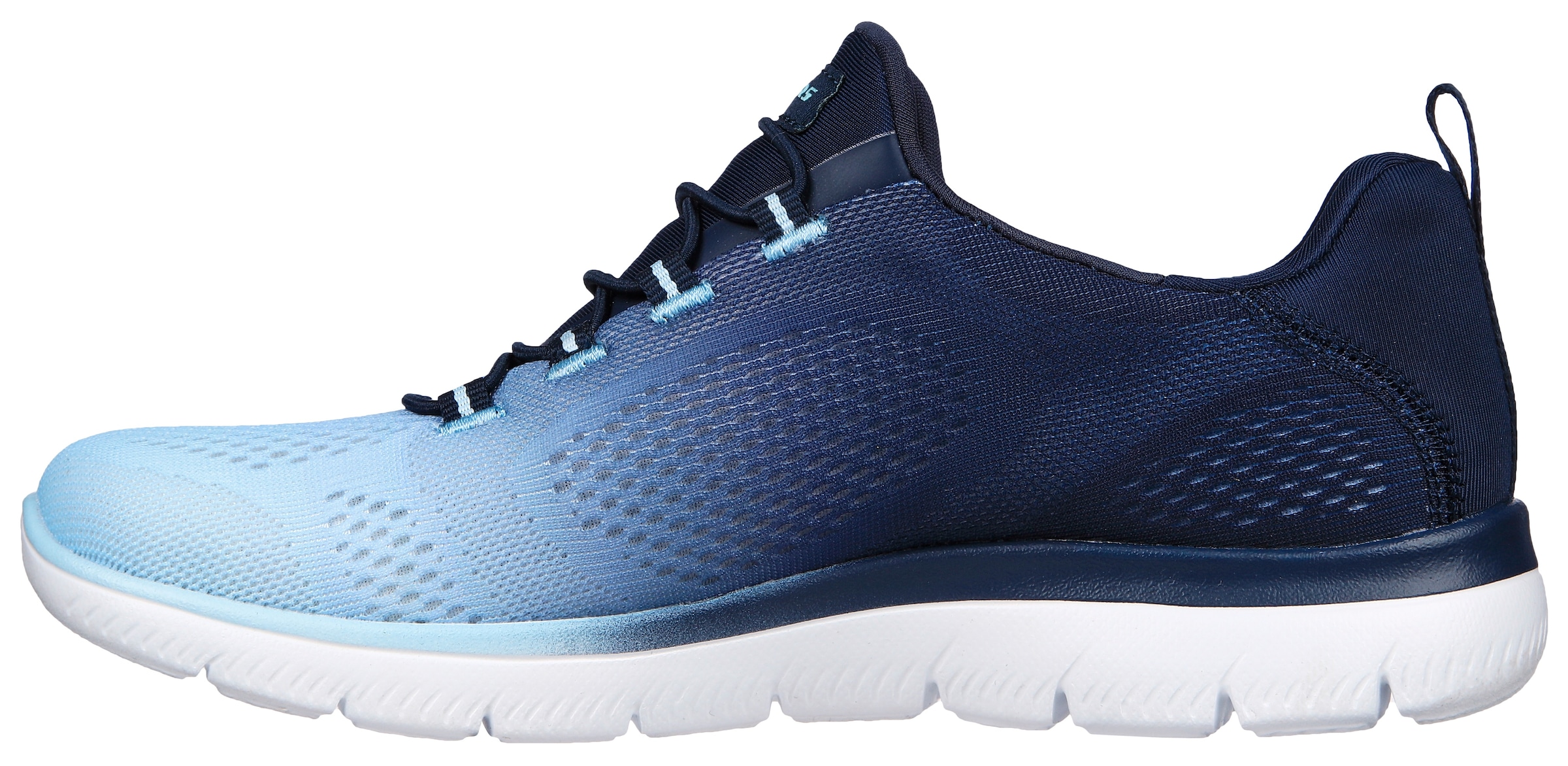 Skechers Slip-On Sneaker »SUMMITS BRIGHT CHARMER«  Schlupfschuh, Slipper, Freizeitschuh mit schönem Farbverlauf