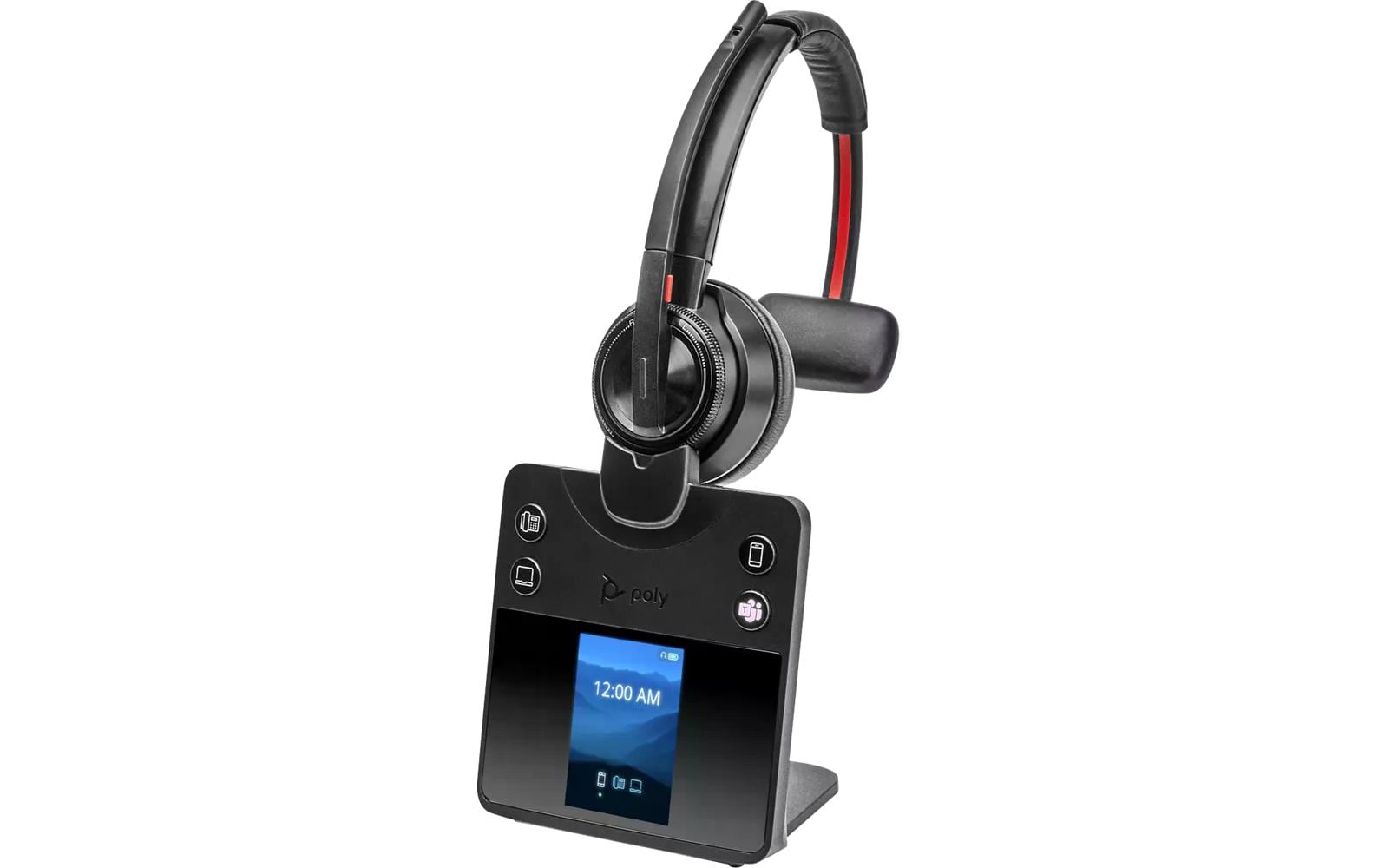 Headset Poly Savi 8410 Office MS Mono<br>Schnurloses DECT-Headset-System