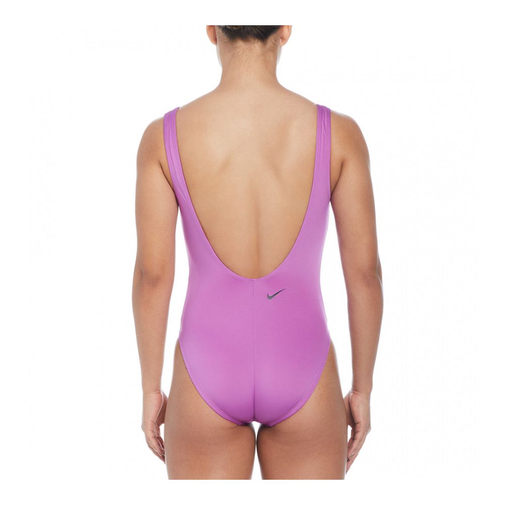 Nike Swim MULTI LOGO U-BACK - Maillot de bain 1 pièce Femme fuchsia dream