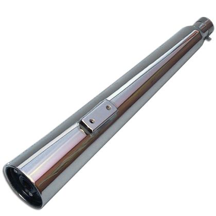Silencieux Marving embout chrome - Gris