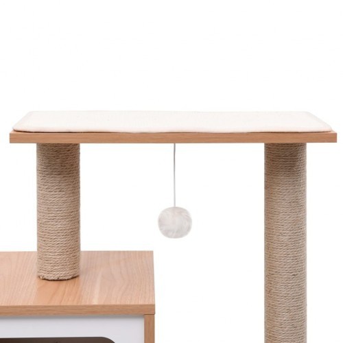 Arranhador para Gatos vidaXL, Branco