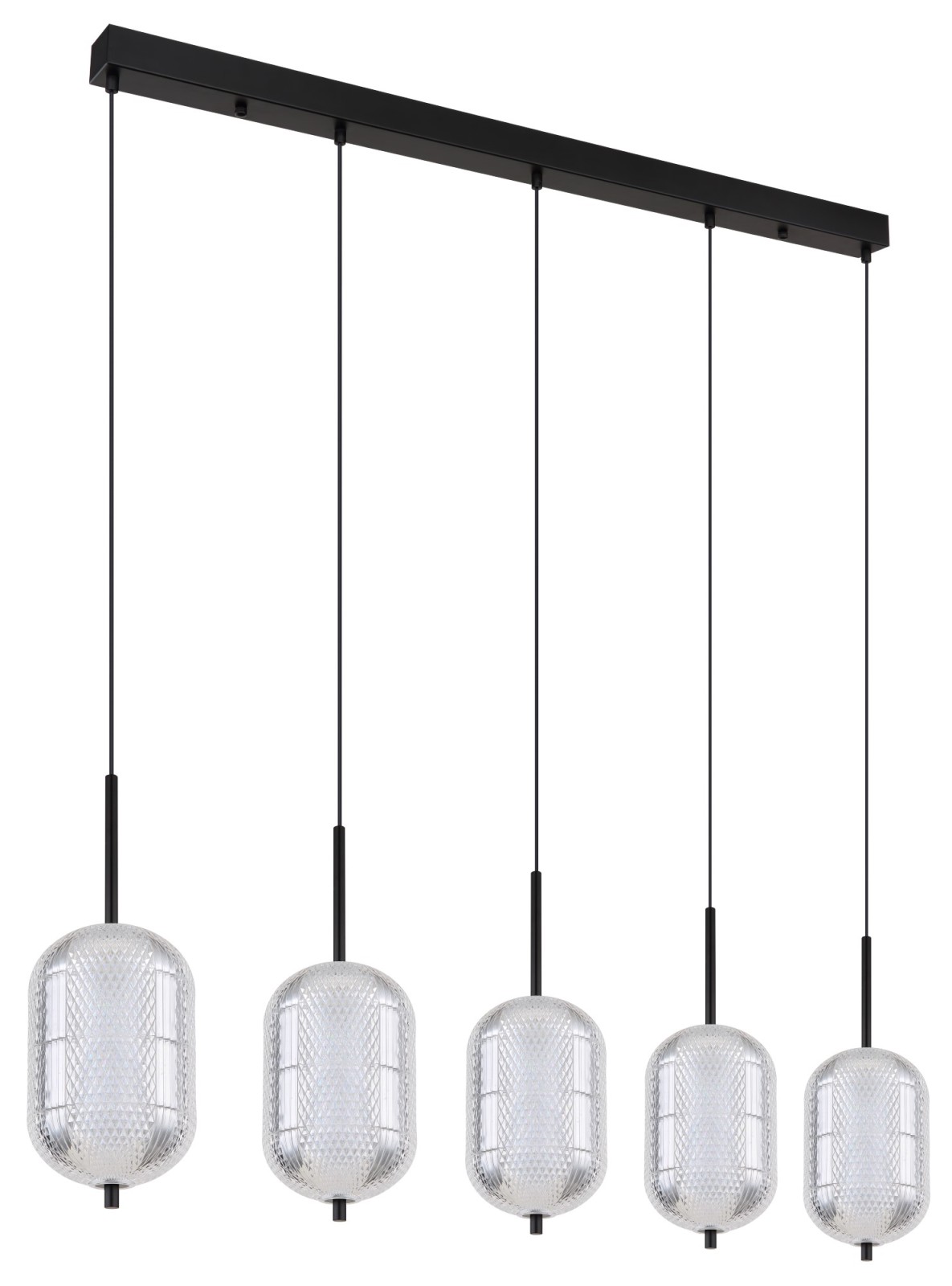 LED-Hängeleuchte - schwarz matt - 120 cm - Memoryfunktion