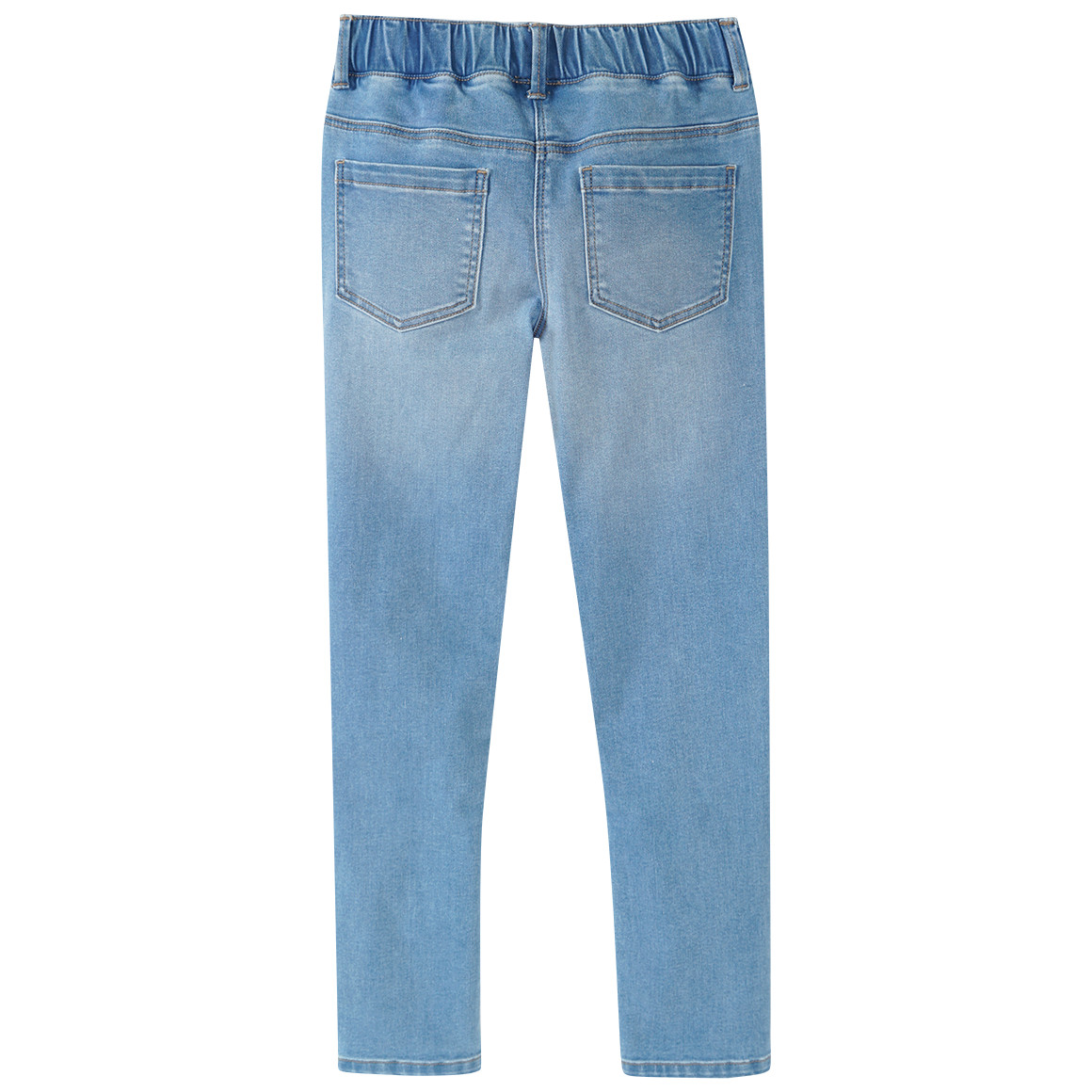 Yigga Mädchen Jeggings mit Elastikbund hellblau