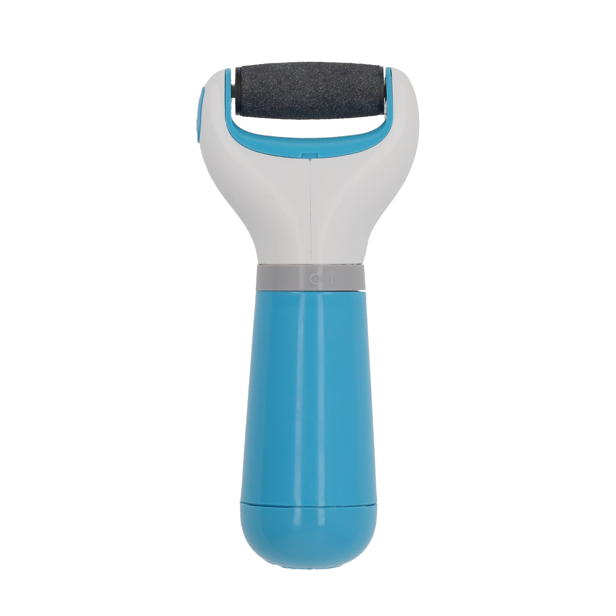 Elektrischer USB Hornhaut Entferner Fusspflege Pediküre Hornhauthobel mit 2 Ersatzrollen (Batteriebetrieben) - Blau