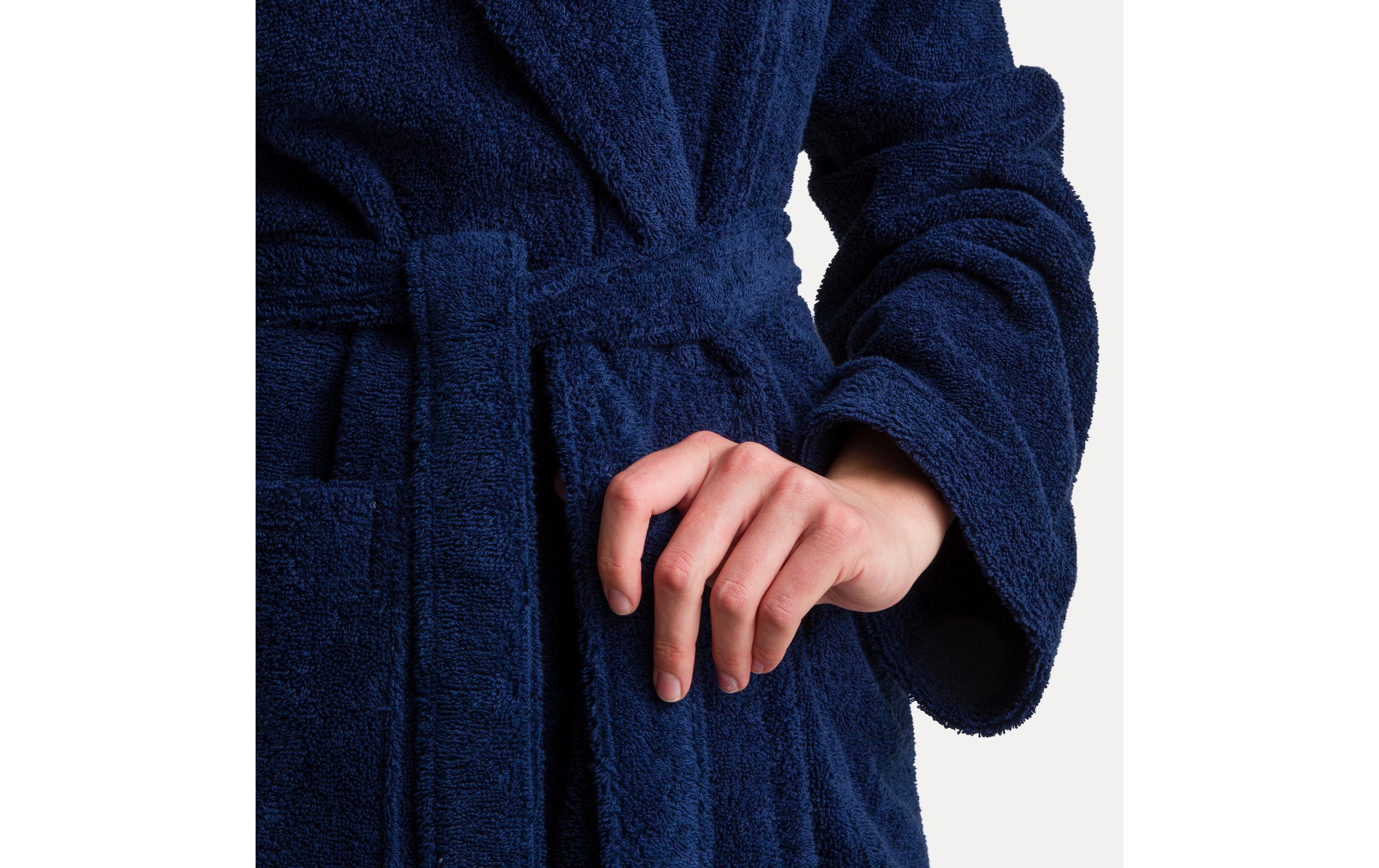 Bademantel Superwuschel XL, BlauKapuzenmantel