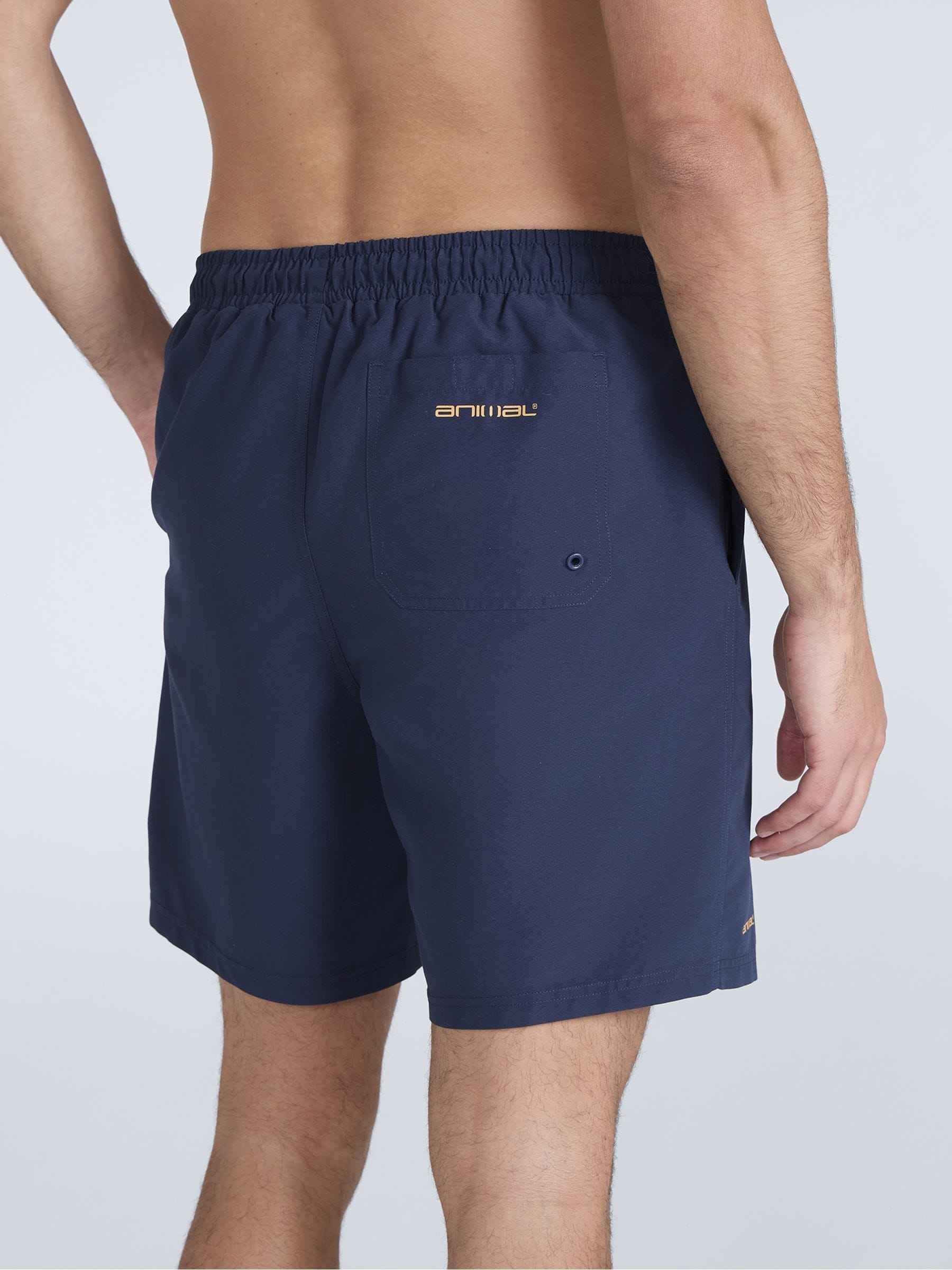 Blauw - Animal Mens Deep Dive Quick Drying Board Shorts