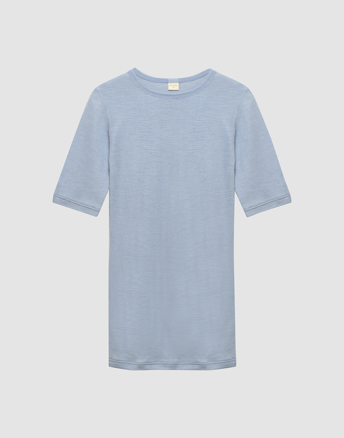 T-shirt van merinowol/zijde voor dames