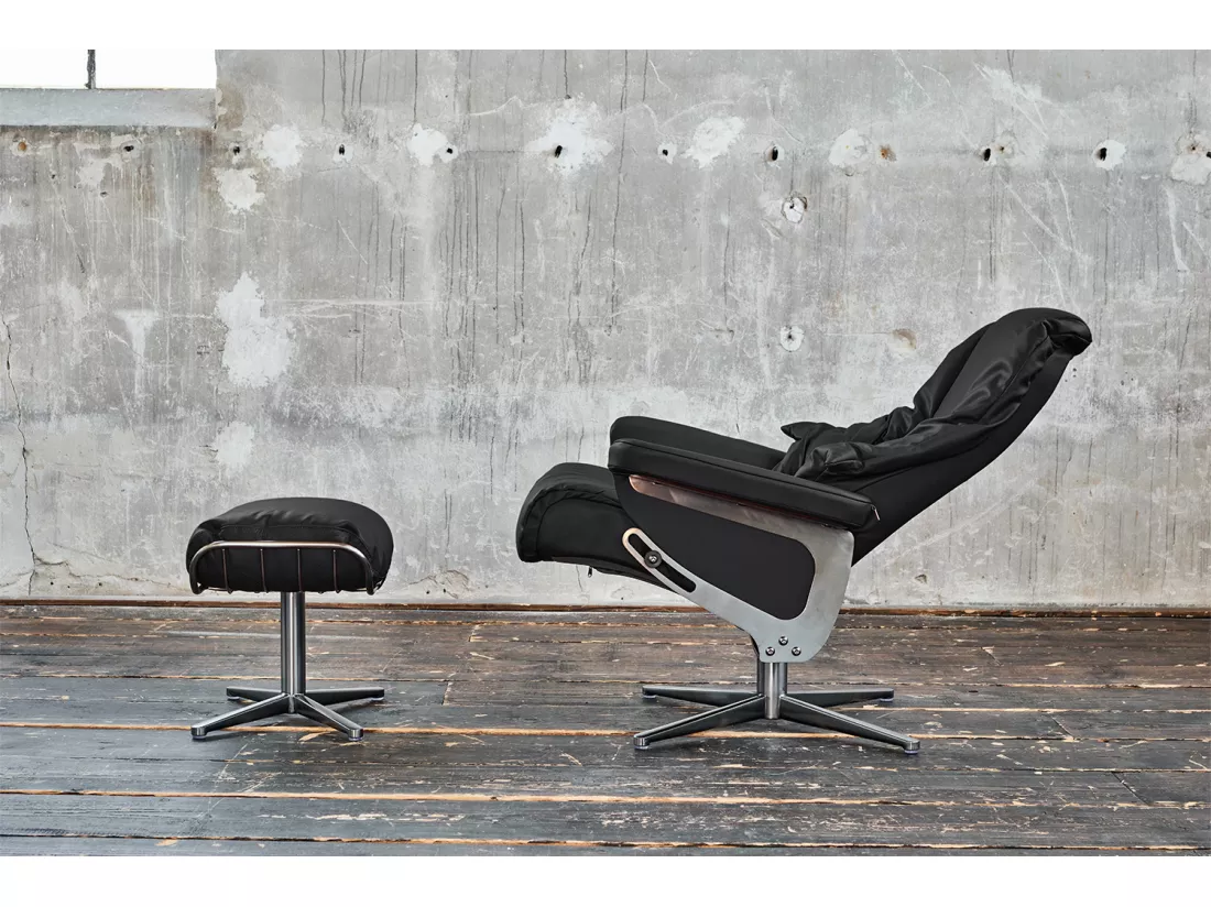 Fauteuil - Noir cuir - MODO