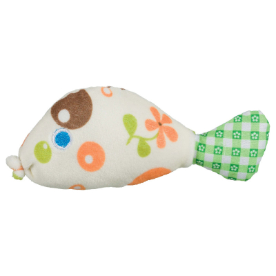 Trixie Maus/Fische Plüsch/Stoff 9-12cm