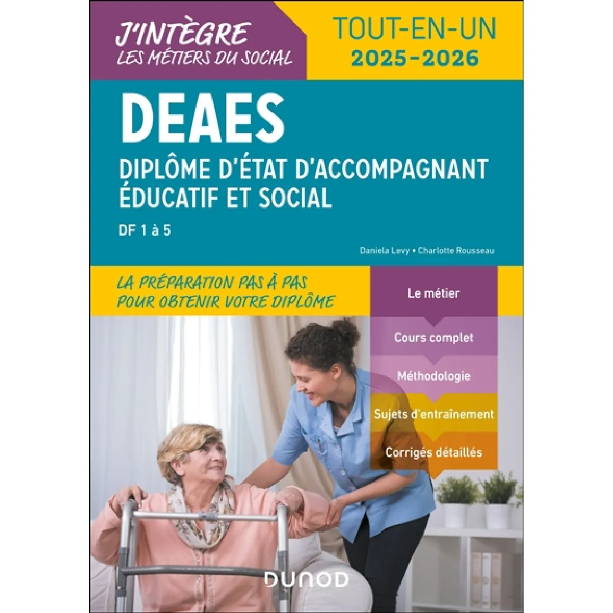DEAES, diplôme d'Etat d'accompagnant éducatif et social, DF 1 à 5 : tout-en-un 2025-2026