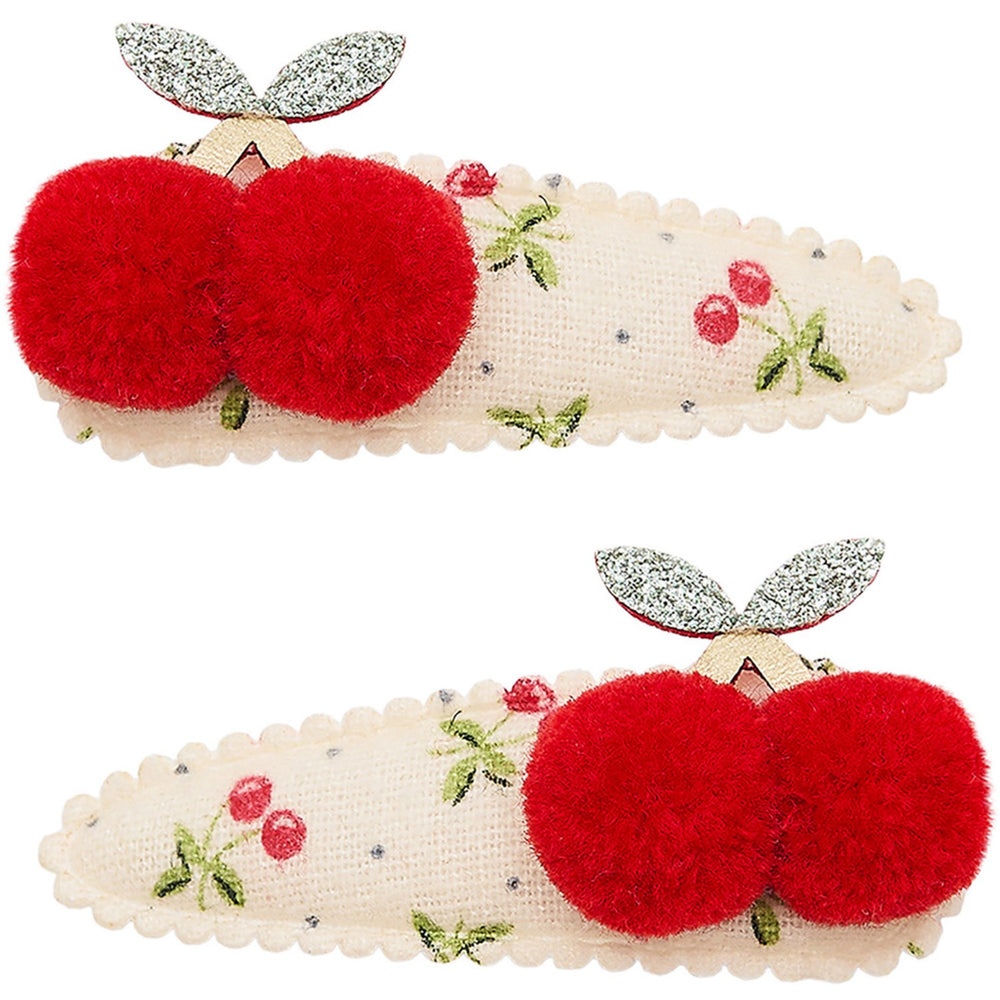 Køb Mimi & Lula 2 Hårspænder - Pom Pom Cherries Mon Cheri