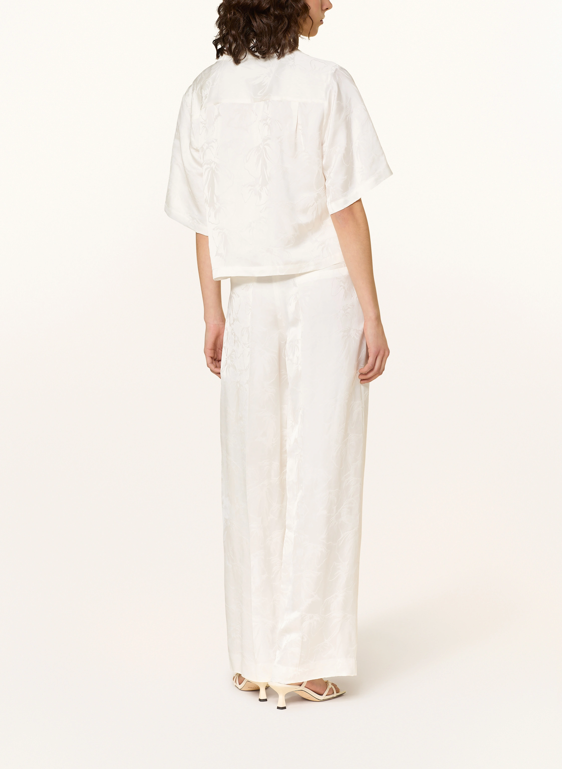 SANDRO Marlenehose aus Satin