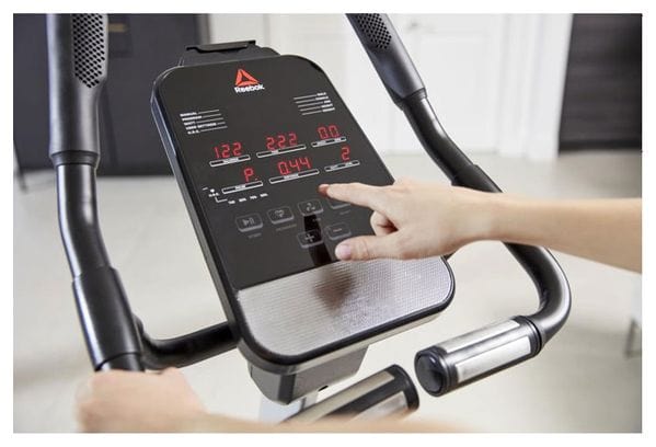 Vélo d'appartement  - Reebok - cardio stable et confortable - SL8.0 argente