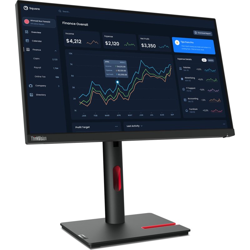 Lenovo ThinkVision T22i-30 Moniteur