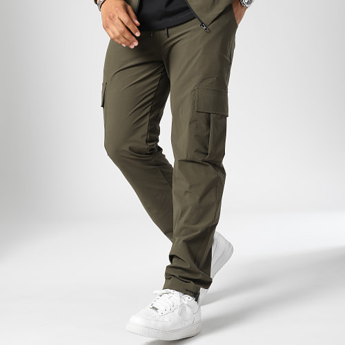 Ensemble Veste Zippée Et Pantalon Cargo 10701336 Vert Kaki