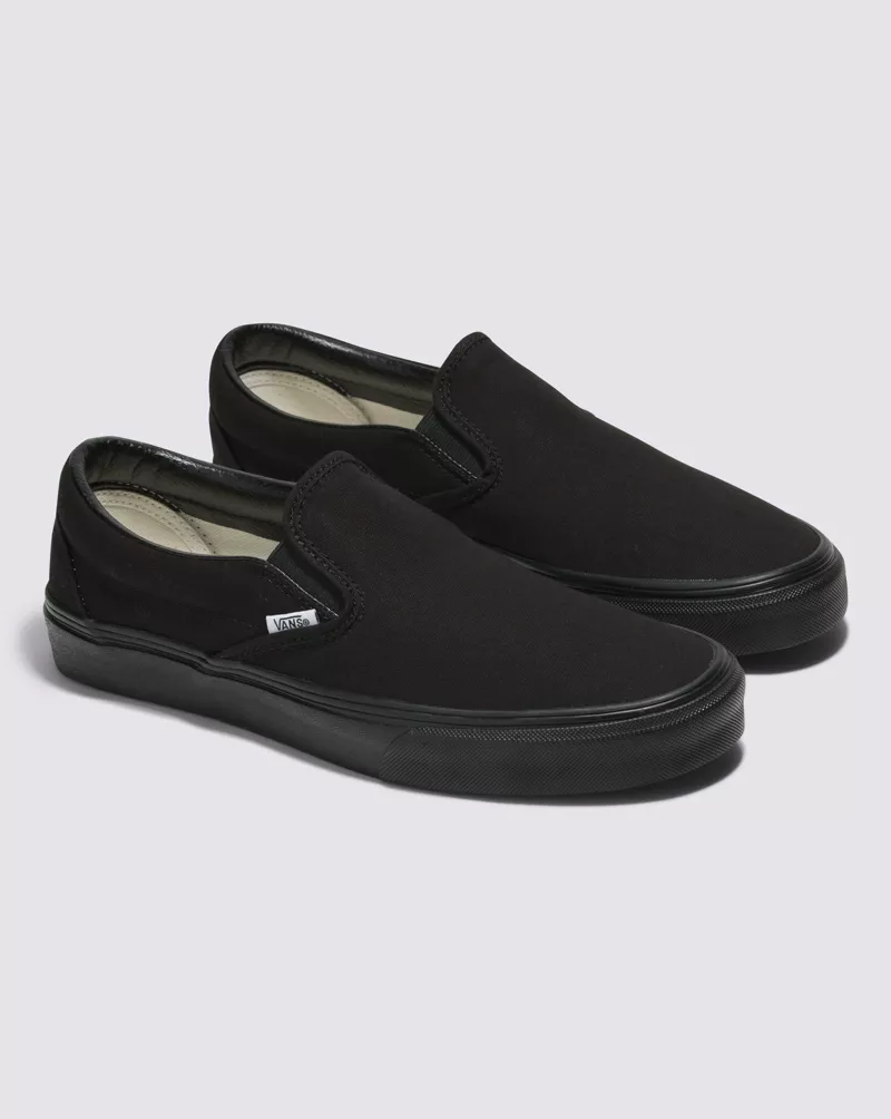 Customs Black Slip-On Wide