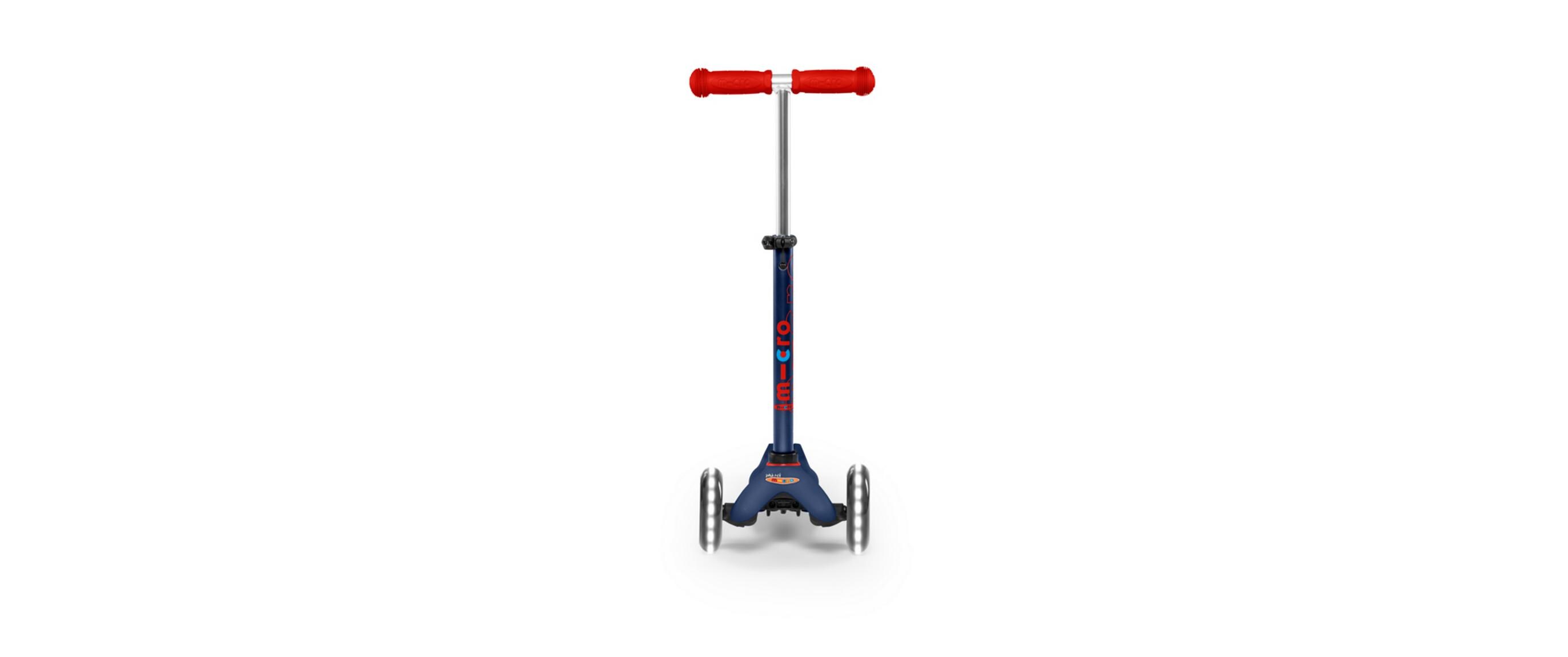 Kickboard Mini Micro Deluxe Navy Blue (LED)Kickboard