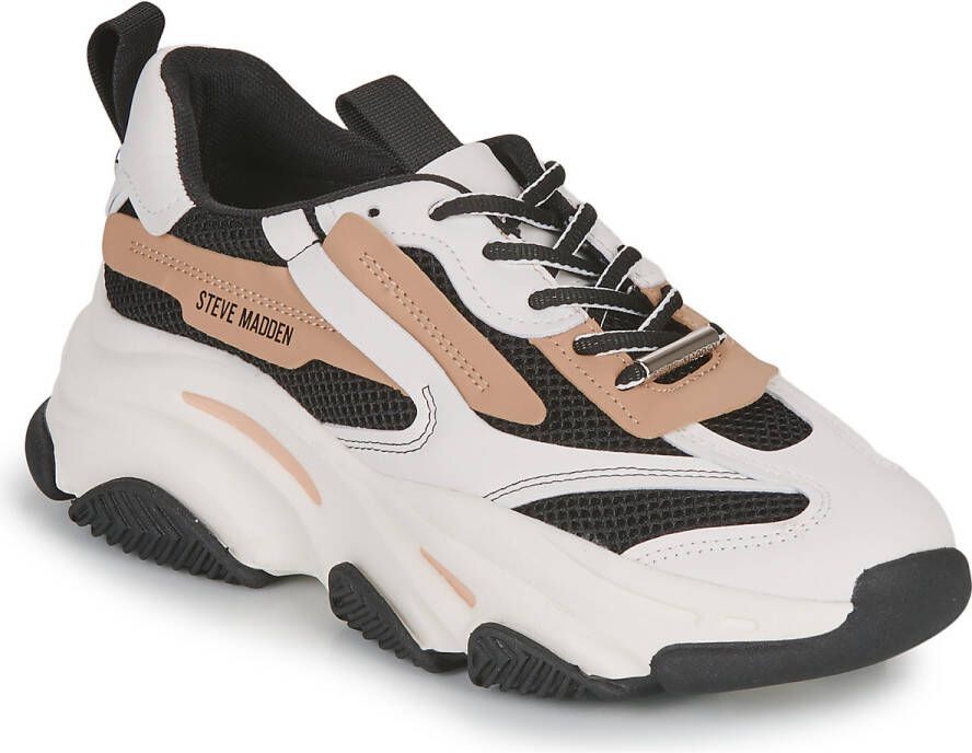 STEVE MADDEN Possession-E tan Zwart Kunststof Lage sneakers Dames