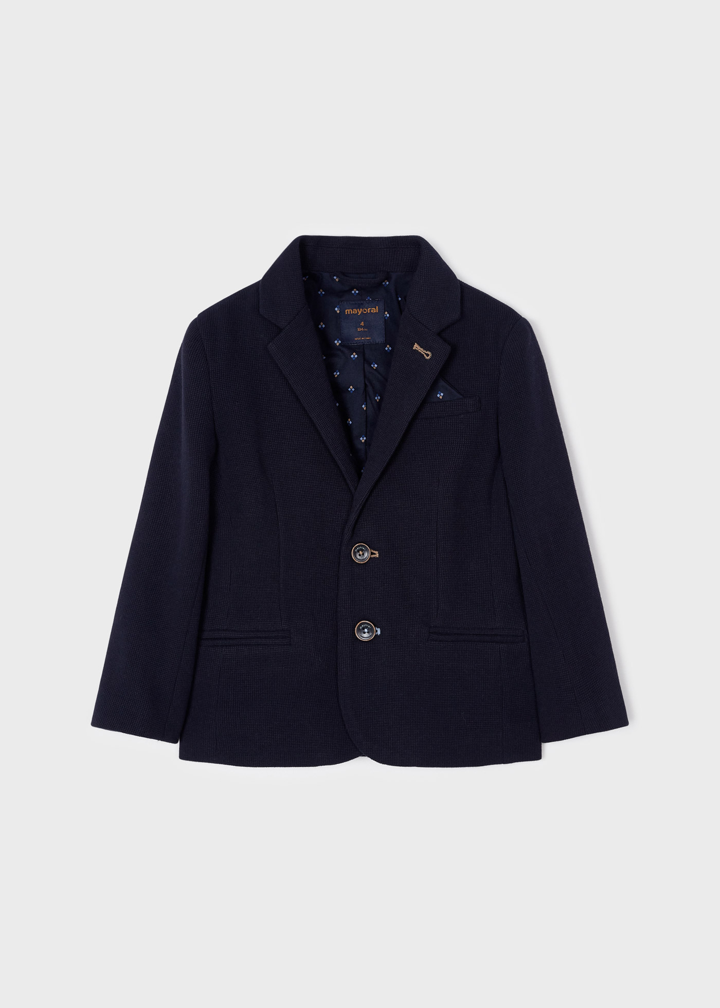Blazer de malha para menino