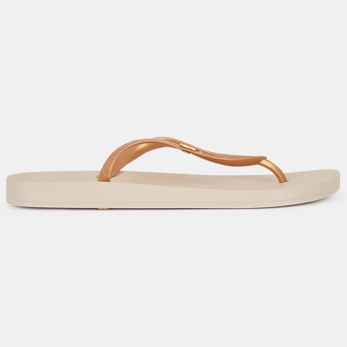 Ipanema Tongs Brasilidade en matière recyclée beige/doré