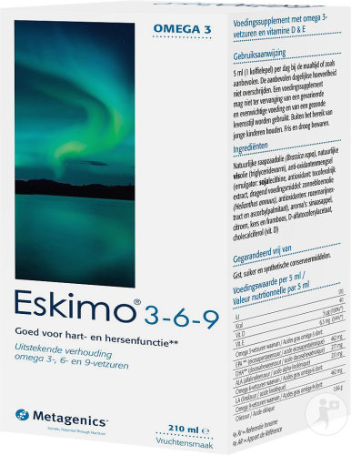 Metagenics Eskimo-3-6-9 Oméga 3 Flacon 210ml (3490)