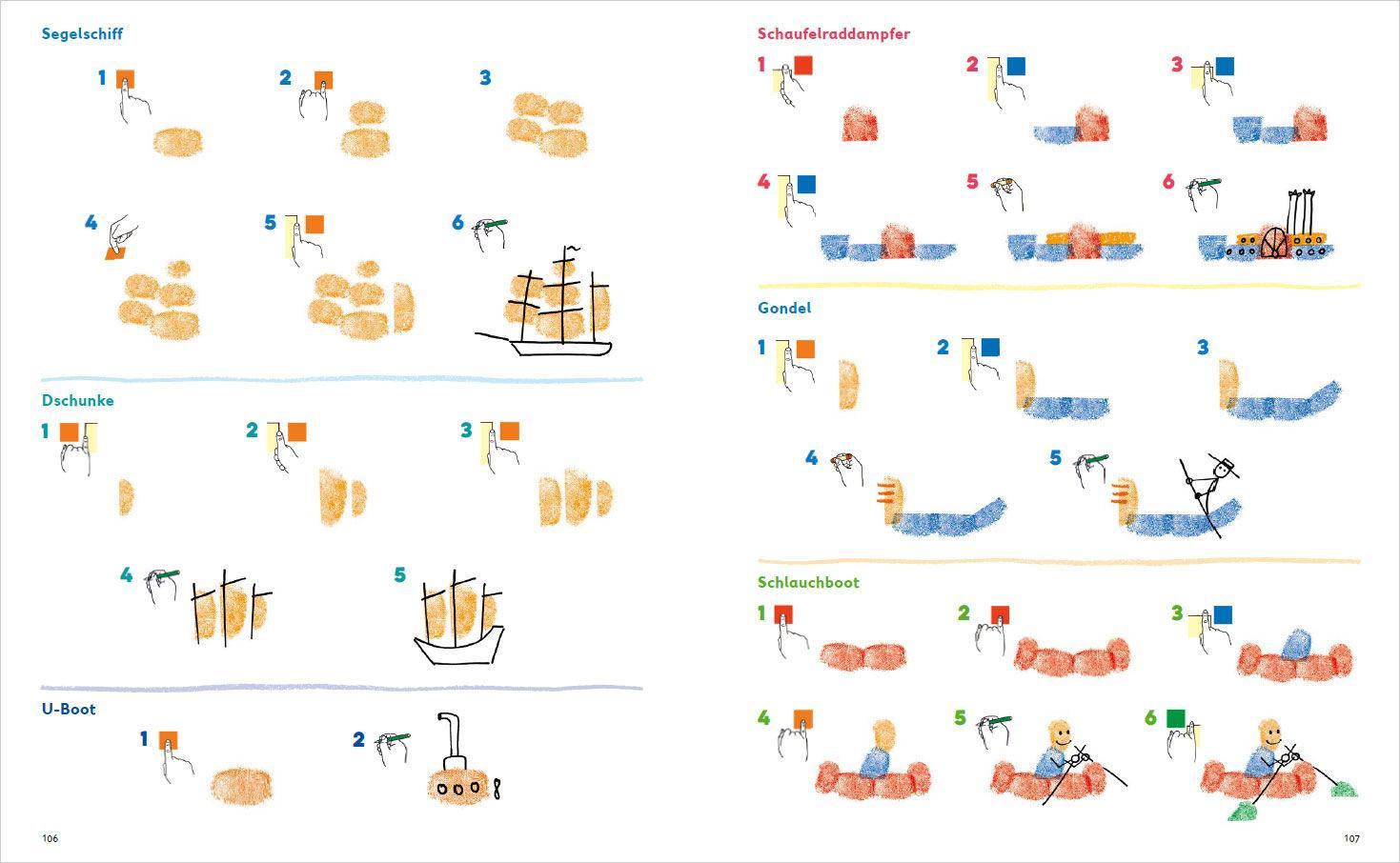 Ich kann 333 Dinge fingerstempeln. Das große Fingerstempel-Buch für Kinder ab 5 Jahren