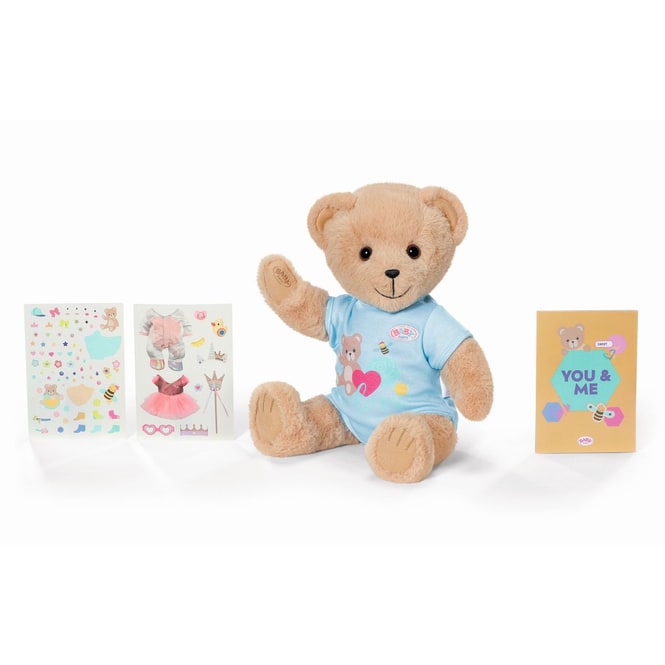 BABY born - Bär - blauer Strampler - 36 cm