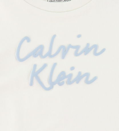 Calvin Klein T-Shirt - Colour Logo - Tofu White