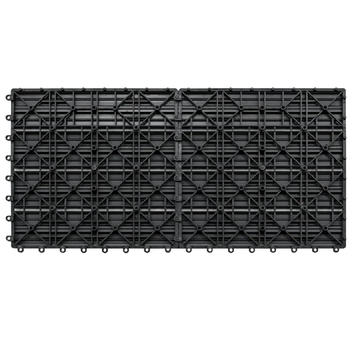 vidaXL Dalles WPC 60x30 Gris