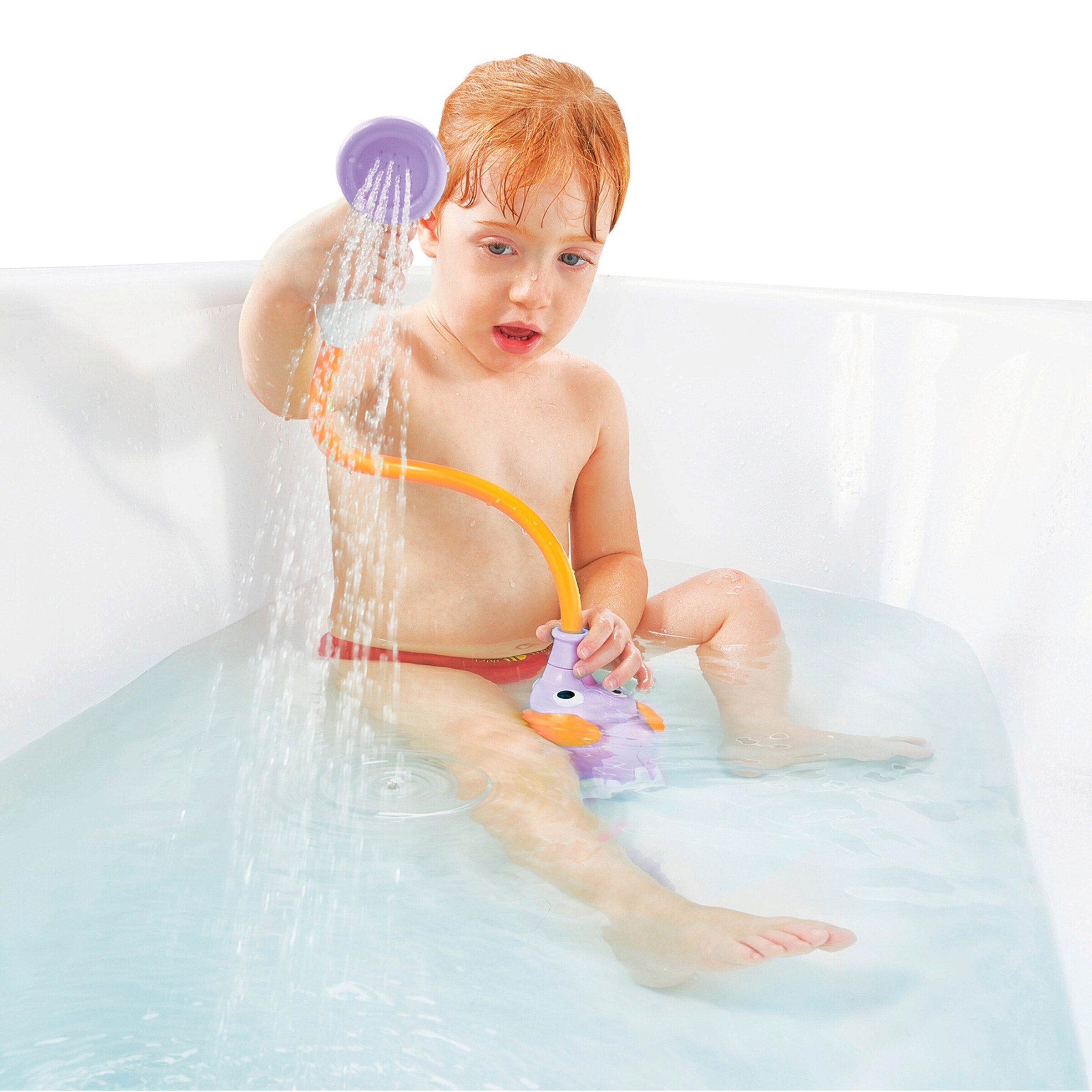 Yookidoo Babydusche Elefant lila/gelb
