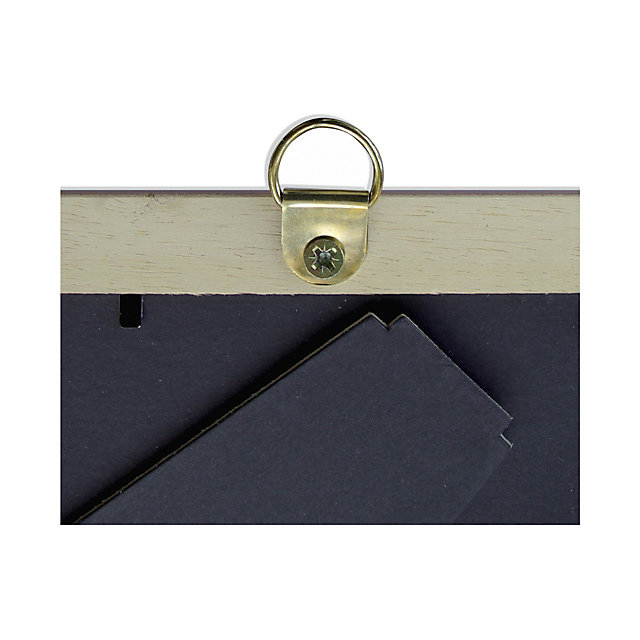 Lot de 4 anneaux étrier - 18mm avec vis à bois.