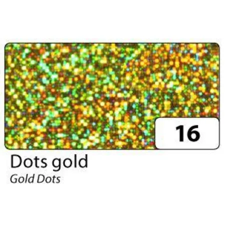Folia Holograpiefolie gold, 40 x 100cm