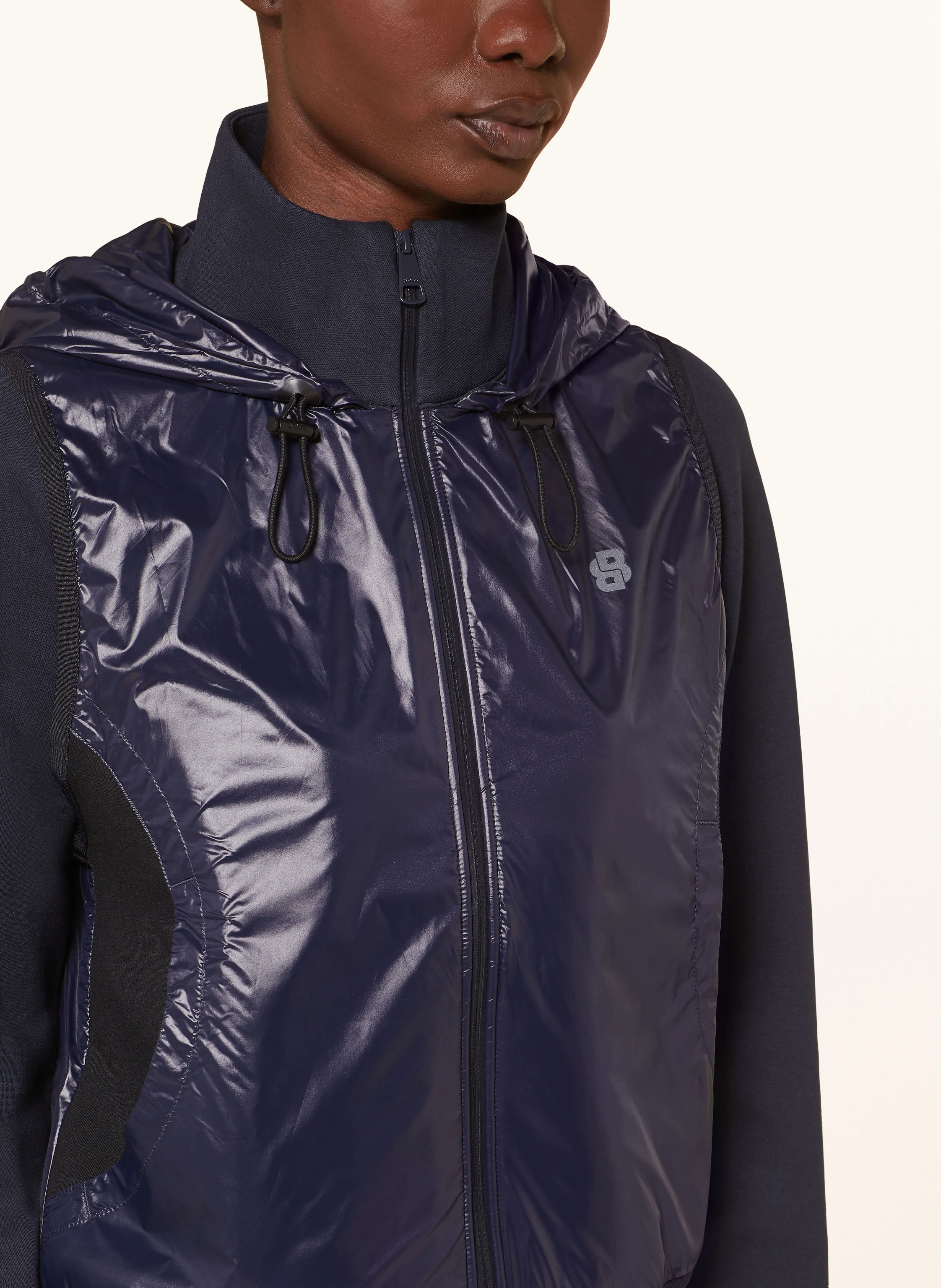 BOSS Sweatjacke ETRACKER im Materialmix