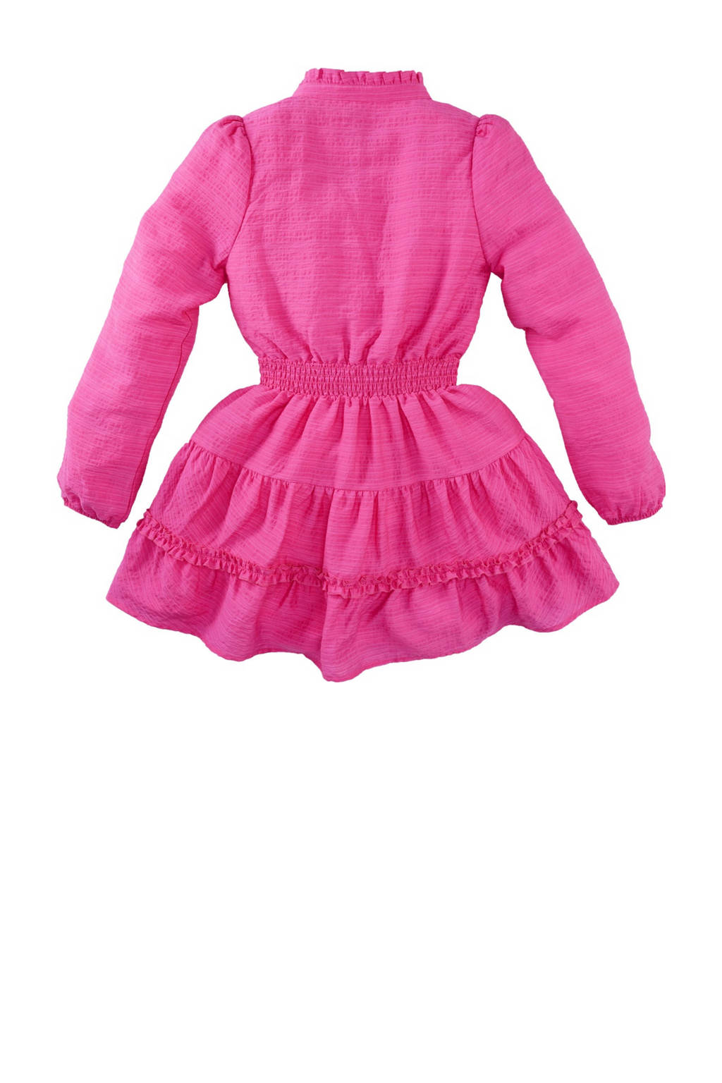 Z8 jurk Leentje met ruches roze
