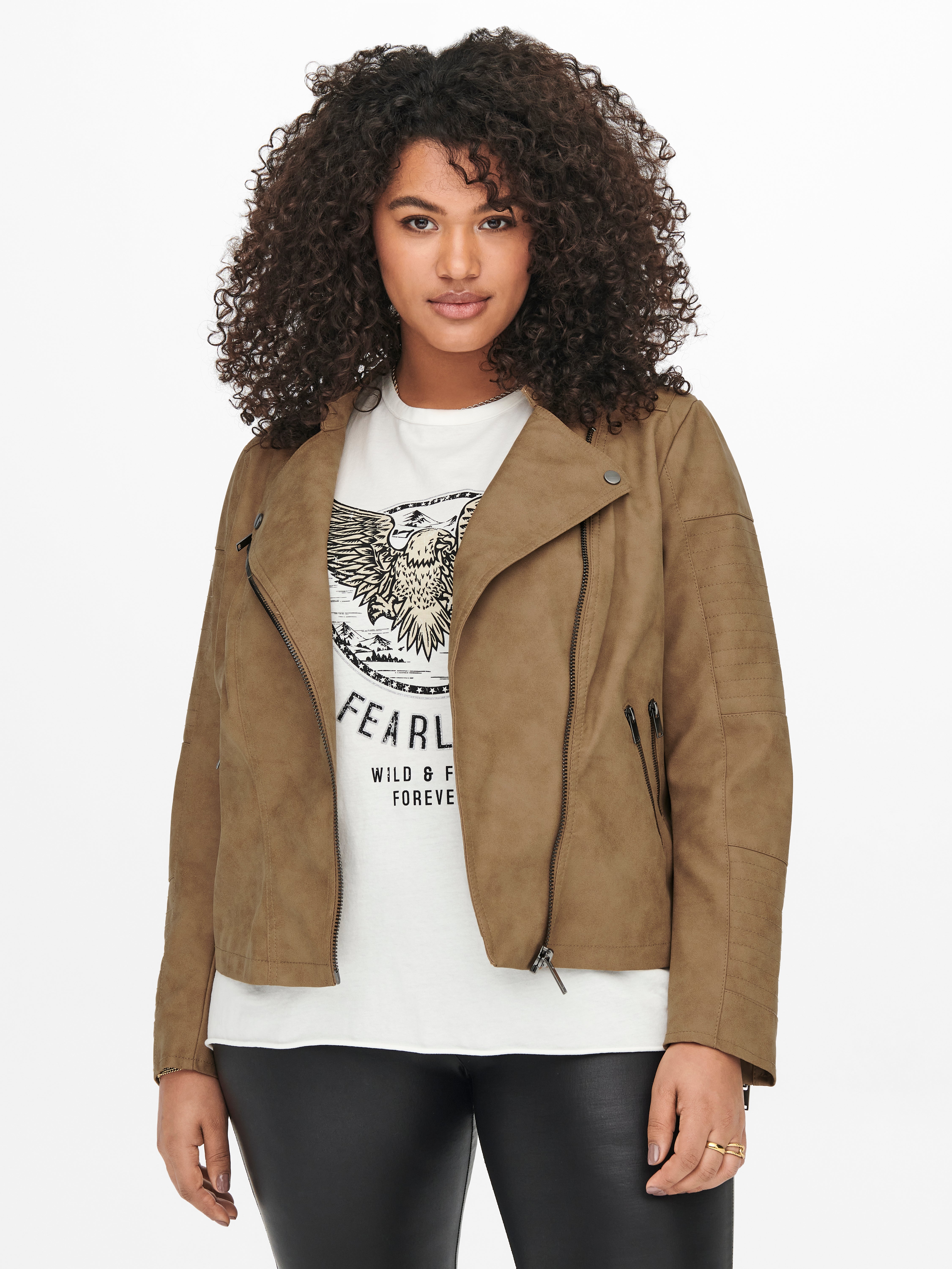 CARAVANA Kunstlederjacke Tigers Eye