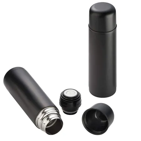 Easy Gifts Thermoflasche / Fassungsvolumen 500ml / aus Edelstahl / Farbe: schwarz