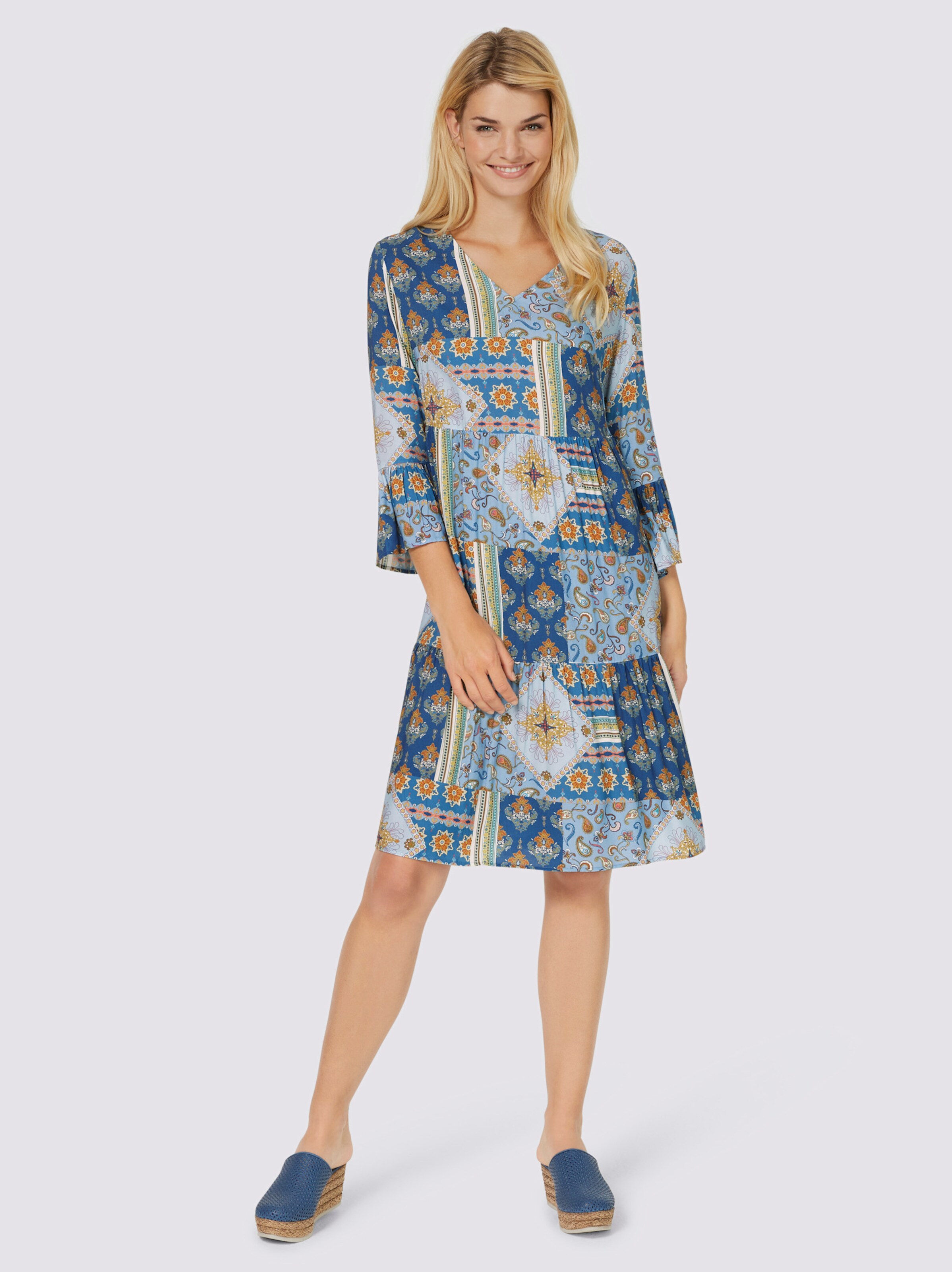 Druck-Kleid