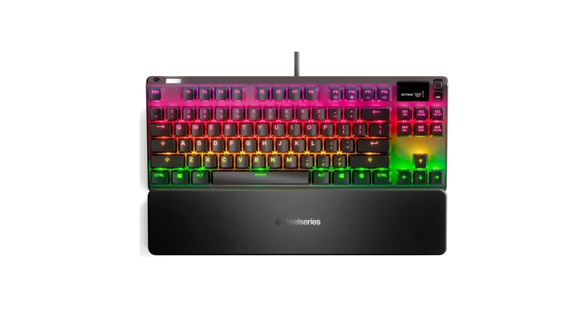 SteelSeriesApex 7 TKL, gaming toetsenbord  (Zwart, US lay-out, SteelSeries QX2 Red, RGB leds, TKL)
