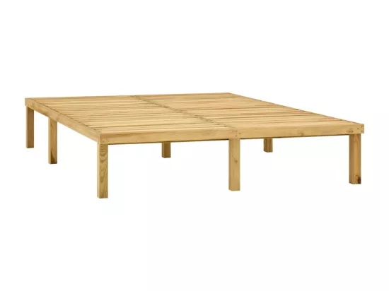 Chaise longue double Bois de pin imprégné de vert