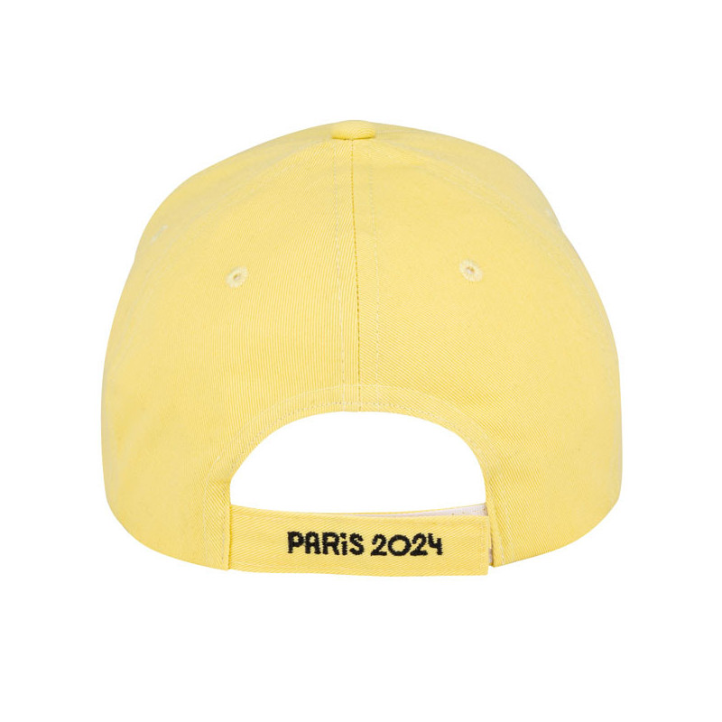 Casquette officielle JO Paris 2024 3D jaune