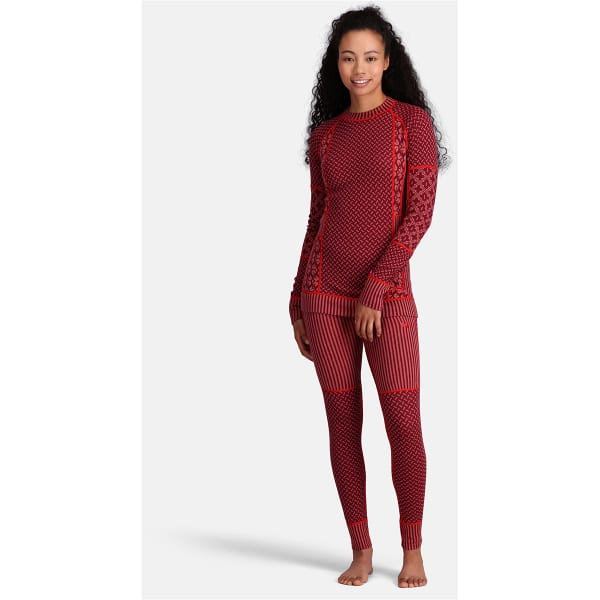 T-shirt thermique KARI TRAA SMEKKER LS ROUGE